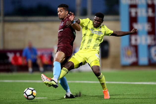 Football, EL Quali, Gzira United - FK Ventspils