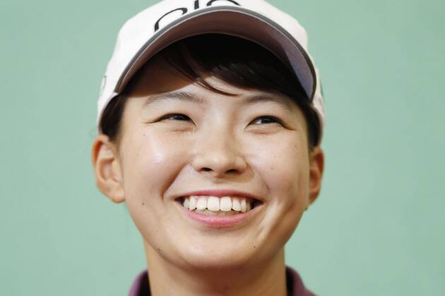 Golf, Hinako Shibuno Press Conference at Japan National Press Club