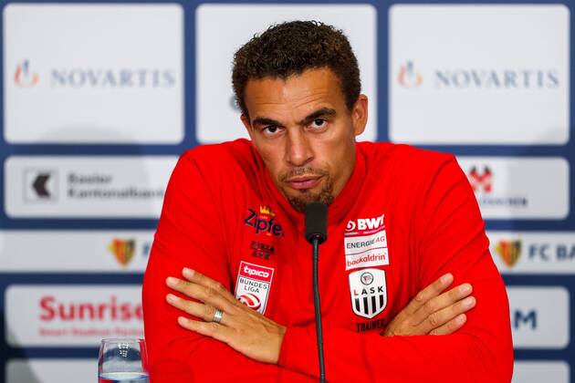 Football, CL-Quali, ASK Linz Press Conference and Training