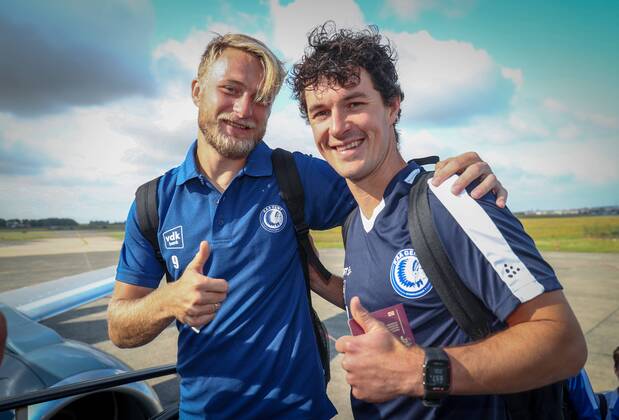 Football, EL Quali, KAA Gent Departure to Larnaka