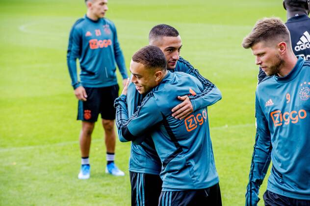 Football, CL, Ajax Amsterdam Training and Press Conference