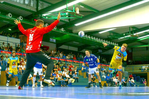 Handball, DHB Cup, EHV Aue - HSG Constance