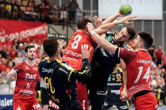 Handball, HBL, The Owls Ludwigshafen - Rhine-Neckar Leuven