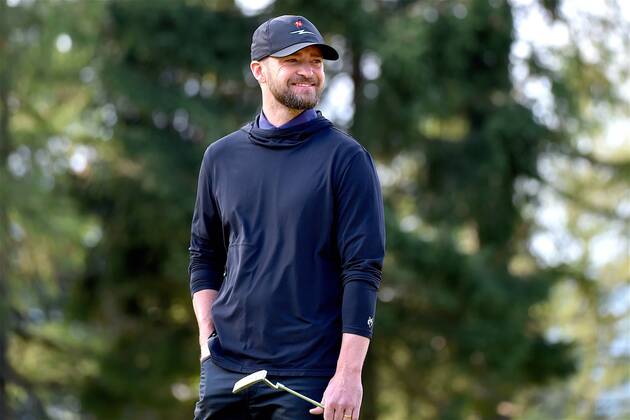 Golf, Justin Timberlake guest at Omega European Maters in Crans-Montana