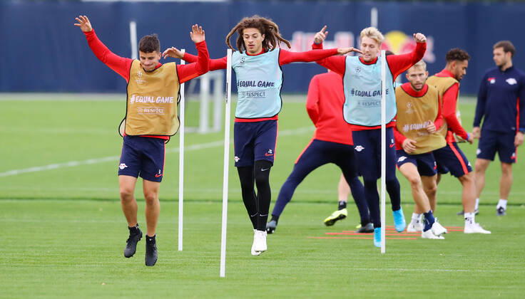 Football, CL, RB Leipzig Training