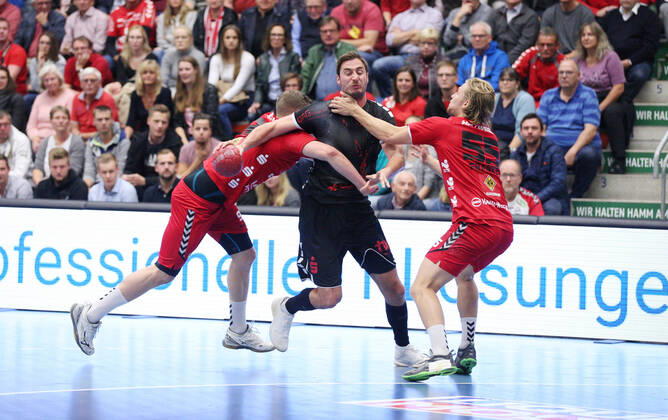 Handball, DHB Cup, ASV Hamm-Westfalen - The Owls Ludwigshafen