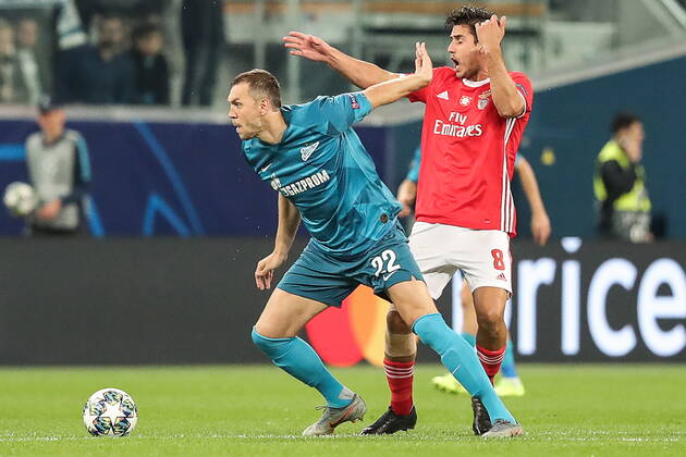 Football, CL, Zenit St. Petersburg - Benfica Lisbon