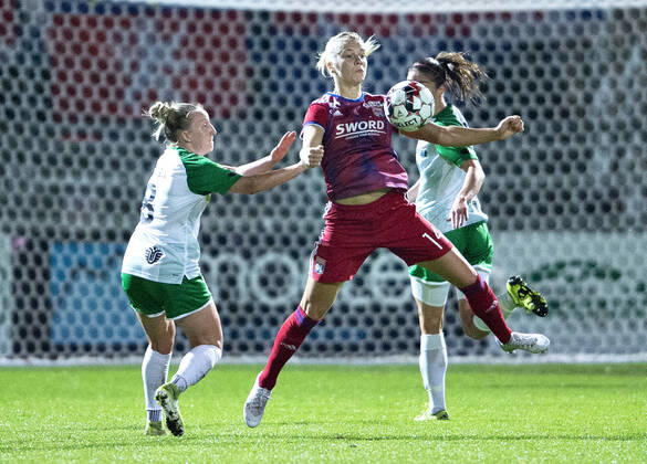 Football, Women, CL, Fortuna Hjörring - Olympique Lyon
