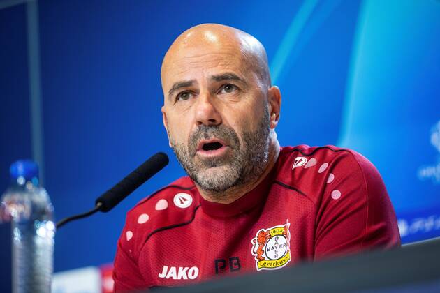 Football, CL, Bayer Leverkusen Press conference
