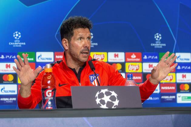 Football, CL, Atletico Madrid Training