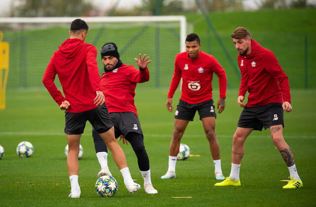 Football, CL, OSC Lille Training