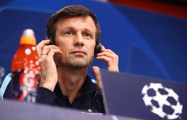 Football, CL, Zenit St. Petersburg Press conference