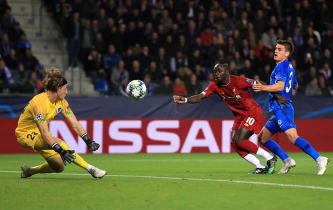 Football, CL, KRC Genk - FC Liverpol
