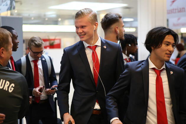 Football, CL, FC Red Bull Salzburg Journey to Naples