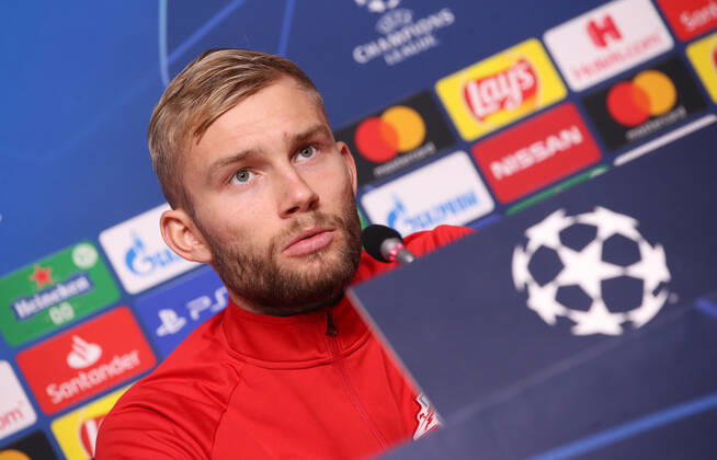 Football, CL, RB Leipzig Press conference