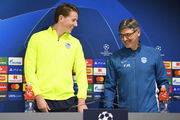 Football, CL, KRC Genk Press Conference