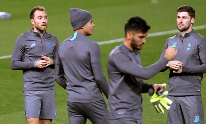Football, CL, Tottenham Hotspur Training
