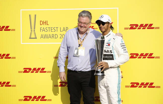 Formel 1, GP Abu Dhabi, Lewis Hamilton gewinnt DHL Fastest Lap Award 2019