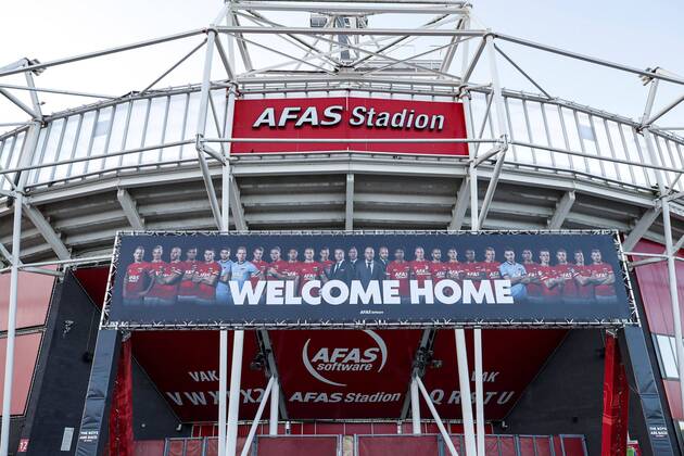 Football, stadium history AZ Alkmaar