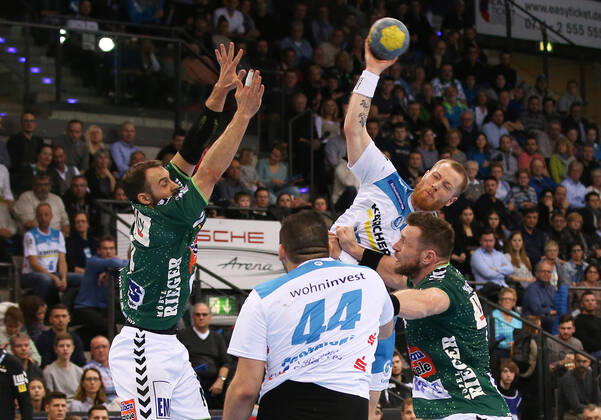Handball, HBL, TVB 1898 Stuttgart - Fresh on Göppingen