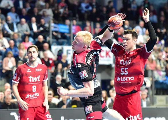Handball, HBL, HC Erlangen - The owls Ludwigshafen