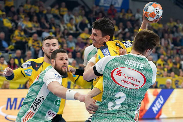 Handball, HBL, Rhein Neckar Leuven - TSV Hannover-Burgdorf