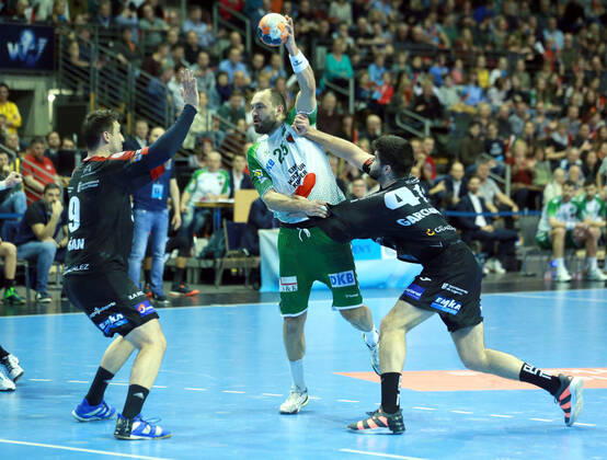 Handball, EHF Cup, Füchse Berlin - BM Logrono La Rioja