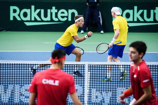 Tennis, Davis Cup, Sweden - Chile