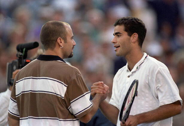 Tennis, US Open Herren Finale 1995, Pete Sampras - Andre Agassi