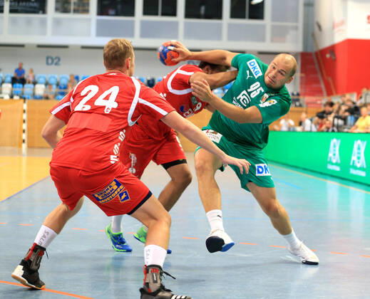 Handball, 1st VfL Potsdam - Füchse Berlin