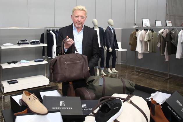 Boris Becker presents own fashion collection in Düsseldorf