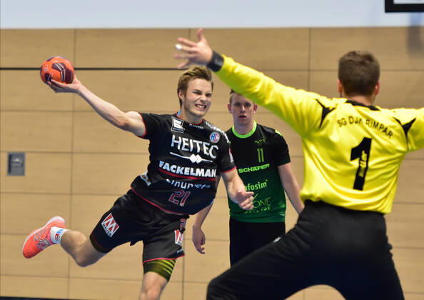 Handball, Test match, HC Erlangen - DJK Rimpar Wolves
