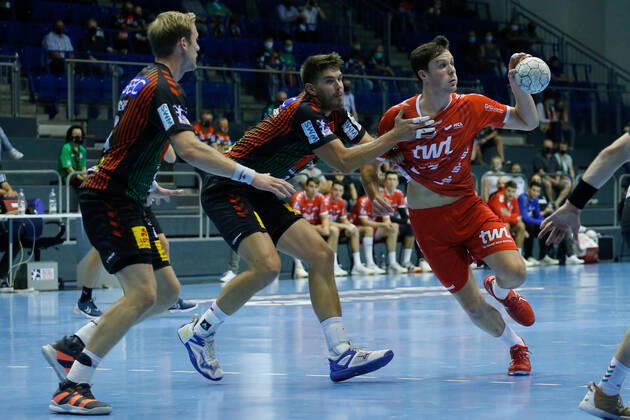 Handball, test match, SC Magdeburg - Owls Ludwigshafen