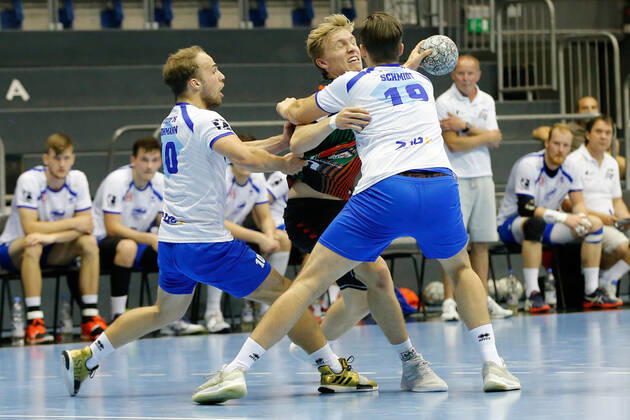 Handball, test match, SC Magdeburg - Dessau-Rosslauer HV