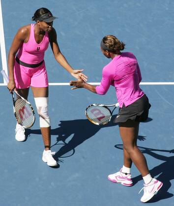 Tennis, US Open, Damen, Serena und Venus Williams gewinnen das Finale im Doppel