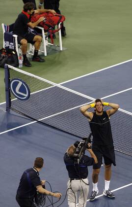 Tennis, US Open, Herren, Juan Martin del Potro gewinnt das Finale gegen Roger Federer