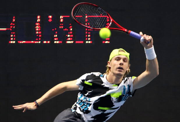 Tennis, ATP tournament in St. Petersburg