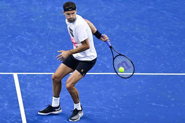 Tennis, ATP tournament in Antwerp, training