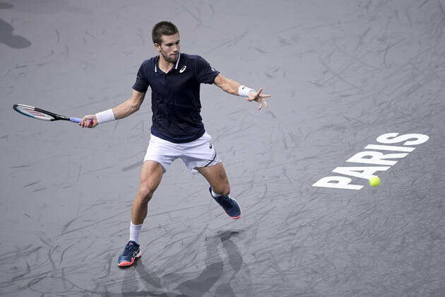 Tennis, ATP tournament in Paris