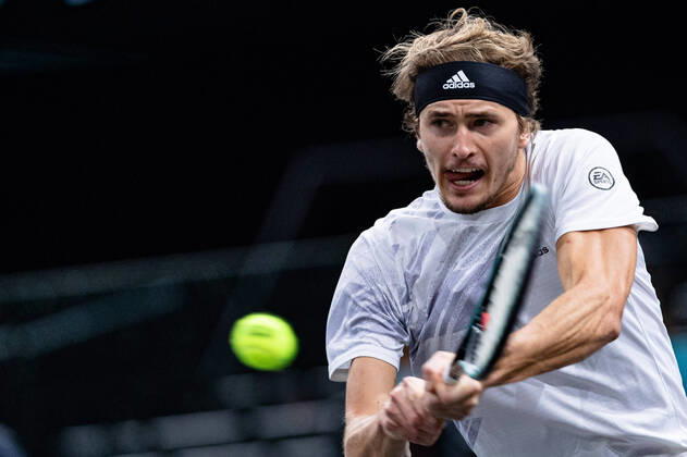 Tennis, ATP Masters Series in Paris, Alexander Zverev - Rafael Nadal