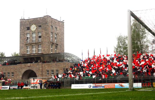 Fußball, Stadiongeschichte FSV Zwickau