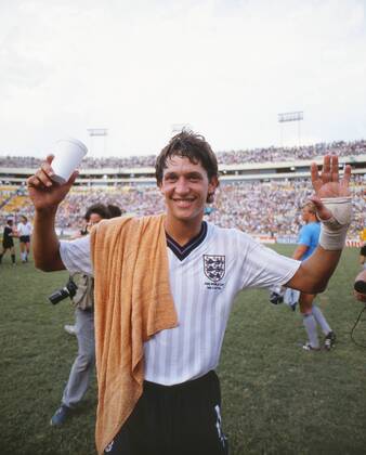 Fußball, Gary Lineker als Englands Rekord-WM-Torschütze abgelöst, Archivbilder