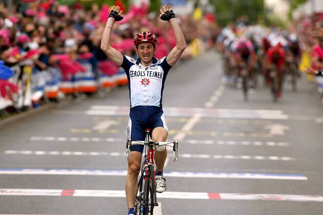 Cycling, Davide Rebellin wins the race around the Henninger Turm