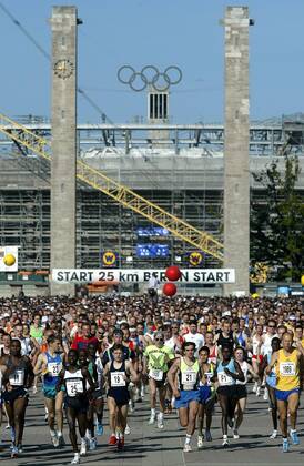 Athletics, People's Run 25 km from Berlin