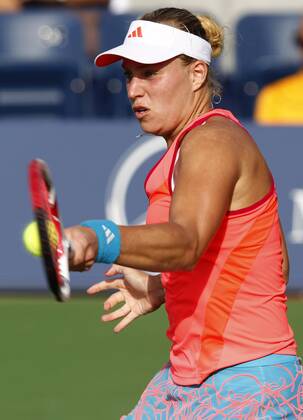 Tennis, US Open, Angelique Kerber gewinnt das Viertelfinale gegen Flavia Pennetta