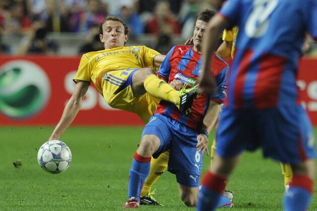 Fußball, Champions League, Viktoria Pilsen - Bate Baryssau 1:1
