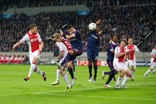 Fußball, Champions League, Ajax Amsterdam - Olympique Lyon 0:0