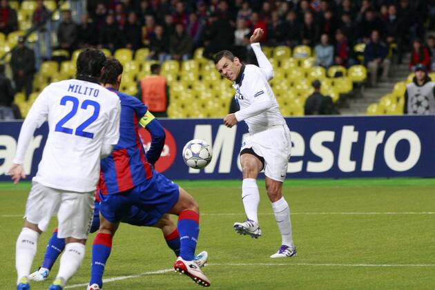 Fußball, Champions League, CSKA Moskau - Inter Mailand 2:3