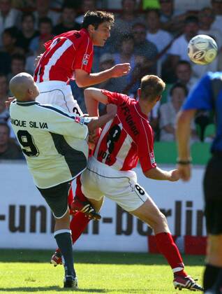 Football, 2. BL. 1st FC Union Berlin - FC Energie Cottbus 0:1