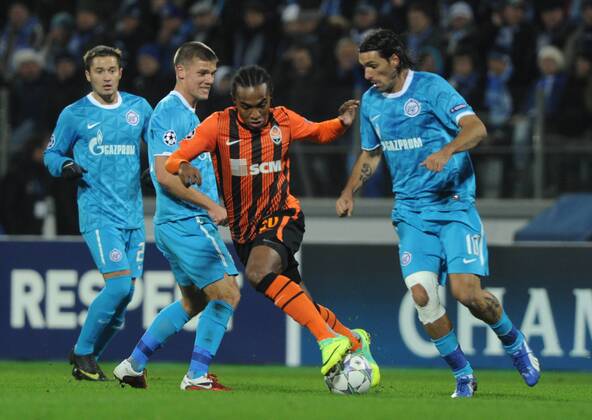 Fußball, Champions League, Zenit St. Petersburg - Shakhtar Donetsk 1:0